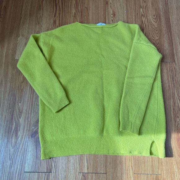 Bliss Sweaters - Bliss Vibrant Green boat Neck Sweater